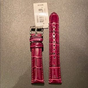 Purple Leather Fossil Watch Band